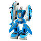 Onevan Boy Splicing Splicing Children's Toys Puzzle Assembly Formation Engineering Car Boy King Kong Robot 3 ans 6 Cadeaux Ingénierie Robot intégré (ensemble de 19 pièces) Boîte de rangement de livraison