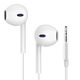 Universal wired earphones Apple type-c/3.5mm round head Wired earphones 3.5mm round mouth ordinary style