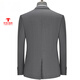 Playboy high-end wool suit suit for men's wedding banquet dad's business formal wear men's new suit dress jacket gray 7013 (single slit) L 175/92A