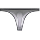 Sexy transparent ultra-thin men's thong one-piece seamless sports fitness underwear men's ice silk T men's low waist 809 light gray XL