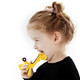 Baby vertical giraffe teether, baby silicone teething stick, newborn chewing toy, yellow and red giraffe + storage box