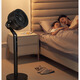 Midea Air Circulation Fan High Wind Desktop Vertical Dual-Purpose Light Sound Floor Standing Bladeless Electric Fan Storm Aromatherapy Mosquito Repellent DC Frequency Shaking Shaking Air Purifier Fan Heating and Cooling Antibacterial WIFI Touch Screen Remote Control Fresh Air for the Whole House