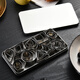 Teyan stainless steel mini mousse circle cookie mold set cookie mold 30-piece set baking round cookie mold 30-piece cookie mold box set