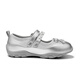 Saturday Children's Shoes Girls' Single Shoes Spring New Girls Ballet Princess Shoes Mary Jane Shoes Children's Sports Casual Shoes Silver 27 Shoe Inner Length 17.5cm/Suitable for Foot Length 16.7cm