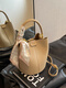 Bags for Women 2025 New Casual Commuting Handbag Fashion Versatile Shoulder Crossbody Bag Niche Texture Bucket Bag Cream Green