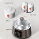 TONZE electric stew pot, water-proof stew pot, stew pot, stew pot, stew pot, household porridge cooker, double steel double stew/one pot and three bladders/2.2L