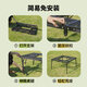 
Outdoor igt camping table ultra-light iron mesh multi-function folding camping table and chair set complete set 9898 fire table + double-layer cloth bag