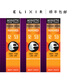 Strings de guitare Elixir Elixir Folk Guitar Strings Set 16052 SET des cordes de guitare acoustique 16002-1047 Revêtement en cuivre phosphore [set à vide]