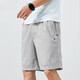 Tommy Jeans Tommy Sommer Pure Cotton Shorts Herren All-Match Lose Beach Hosen 9215 Deep Orchid Color 3xl