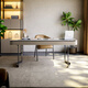 Jijiafeiju modern light luxury desk home desk study designer simple slate Italian style minimalist desk lacquered surface + without desktop socket - desk 1.2m