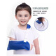 Children's arm fracture sling fixed belt arm forearm sling neck wrist arm shoulder joint dislocation rehabilitation sling children's blue elbow small size 1 to 5 years old with shoulder strap