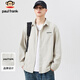 Big Mouth Monkey (paul frank) long-sleeved shirt men's spring and autumn casual shirt men's trendy brand jacket men's versatile clothes beige XL