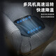 Summer car office fan seat cushion square mat ice mat home car student cooling mat office sofa seat pet mat 5V10 fan