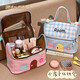 Youxin Little House Cosmetic Bag Large Capacity Cosmetic Bag Storage Bag Cosmetic Bag High-Look Cosmetic Bag Portable Travel Compact Warm Blue Length 25 Height 20 Thick 14m