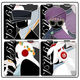 Light meets a cute newbie mini mirror with a wizard vanity and cherry blossom portable makeup square mirror folding F3524_Double-sided same picture