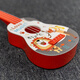 LAZHIJI Kindergitarrenspielzeug, Ukulele, kleines Gitarreninstrument, Musik, Früherziehung, Baby-Geburtstagsgeschenk, 3 Jahre alt, Kesmi, Orange