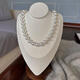 Ni Ni's same classic white Australian white pearl necklace high-end light luxury sweater 12mm pearls/approx. 45cm