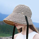 Kenmont spring and summer large brim sun protection hat outdoor seaside anti-UV women's sunshade fisherman hat large head circumference foldable 6239