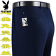 Playboy High-End Mulberry Seide Herkunfts gegen die Hose von Männer im Sommer dünne hohe Taisten mit hoher Tiefe mit hoher Bein-Profihose T9906 Blau-Grau fein dünn 32 Taillenumfang 2 Fuß 5