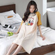 Lexi Beiqi cotton short-sleeved nightgown ladies summer home cartoon suit Dev H702 175 165(L)