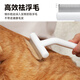 Aumuca Cat Grooming Set Long Hair Cat Opening Comb Short Hair Cat Remove Floating Hair Comb Cat Comb White_Floating Comb + Opening Comb