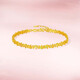 Saturday Fortune Crushed Ice Galaxy Gold Bracelet Women's Bracelet Birthday Gift Price A1016136 Approximately 8.29g
