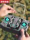 Blaue Farbe HE Internet Promi Mini Drohne Luftfotografie Fernbedienung Flugzeuge kleine Grundschule Schüler Quadcopter Jungen Kinder Spielzeug 6 Dual -Kameras Basis -Flug Black 2 Batterien für Fernbedienung Batterie + Verbrauchsmaterial Teile + Ladung