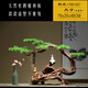 
OUOETY New Chinese Zen Welcome to Pine Root Art Root Carved Weathered Wood Ornaments Model Room Club Hotel Entrance TV Cabinet YM1391: Style (full of the picture)
