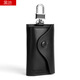 Liner (non) mini leather key bag universal large capacity for men and women Single button-brown