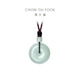 Chow Tai Fook Jadeite Peace Button Jade Pendant Necklace with String K63153