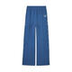 Kenzo Takada Logo Crystal Floral Crystal Embelli Pantalon Pantalon Cotton Pantalon FF52PA7374MF67 Bleu (67) XS