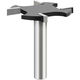 
Lejiang metric four-tooth T-shaped knife woodworking edge trimming machine slot milling cutter engraving machine slot G-type handle groove tool 12806mm6T