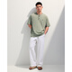 Abercrombie / Fitch Herren 25 Sommer Neuer Klassiker Little Elch American Heavy Lose Henry Henry Kurzärmelte T-Shirt Ki124-5188 Slate Green S (175 / 92A)
