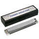 Tombo Nouveau harmonica polyphonique 24 trous 6624S Pro Adult Performance Performance Grade électroplate plaque de siège Modified Metal Copper Grid BNM Natural Minor Tine Copper Modèle modifié