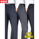 Pantalones de traje de seda hengyuanxiang mulberry 2025 Summer estilo delgado de verano y anciano Padre alto Pantalones rectos sueltos azul marino de alta gama 9901 [estilo delgado de verano] 29 2 pies 2 cintura circunferencia