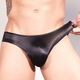 The Temptation of Desire Men's Sexy Seamless Sports Hip-Lifting Low-Waist Thong European and American New Men's Silky Breathable Underwear Black One Size (80-130Jin Jin is equal to 0.5kg)