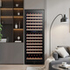 TYLZA large-capacity constant temperature wine cabinet can be embedded with air-cooled compressor wine red wine and wine champagne refrigerator cabinet villa kitchen living room restaurant commercial club display cabinet TW-408 1.7m high-embedded dual-temperature air-cooled constant temperature wine cabinet 154 bottles