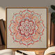 
Shantou Lincun painting birthday gift high-end Chinese style Fulu full year pearl painting DIY materials full set of Songjin handmade digital oil painting high-end decoration painting LL13571 full color spray painting sending point diamond pen 20*20cm thick solid wood inner frame