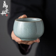 Ru kiln ice flower master cup single cup open slice personal tea cup ceramic tea cup kung fu tea set tea cup home use Ru kiln open slice master cup yuanrong cup 140ml