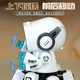 Biansheng Science and Education AI Robot Intelligent Vocage Technologie artificielle Programmation Boy Electric Control Contrôle Children's Toy Gift Dance Robot [White]