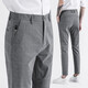 Men's casual pants 2025 summer thin Korean style trendy ice silk cropped pants men 838 28