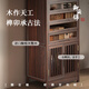 Yuyunjin solid wood new Chinese furniture sideboard integrated wall side cabinet tea cabinet storage cabinet dental cabinet tea set storage cabinet dental cabinet - walnut color