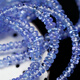 DL 1998 Fat Donglai same style tanzanite loose beads imported from India with high quality natural glossy abacus beads DIY No. 369 diameter 1.8-3.7mm about half price 2