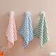 Tea towel coral velvet wavy pattern tea towel absorbent dishcloth cleaning cloth cationic thickened tea towel non-stick oil tea table 20*20 3 pieces random color
