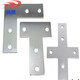 Zuankai L-shaped T-shaped cross connection plate 202030304040 iron nickel-plated aluminum profile corner connection piece right-angle connector 4040 profile for L-type