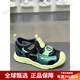 DR KONG counter 2025 summer boys' toe-toe sandals, two-step toddler shoes, black and green (14A2009E) 25, inner length 16.1cm