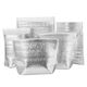100 takeaway thermal bags, aluminum foil, ice cream, cold-keeping, catering thermal bags, fresh-keeping insulation bags, width 25, height 30, with glue, 100 pcs