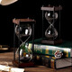 Zhizhen birthday gift retro time hourglass desktop ornaments quicksand timer to give girlfriend boyfriend creative custom gift white sand (30 minutes)