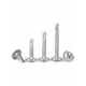 Thousand speed wheel 410 stainless steel cross large flat head drill tail screw self-tapping self-drilling dovetail wire washer screw M4.2*16 100 pieces 410