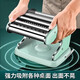 New suction cup noodle machine, household noodle machine, multifunctional dumpling wrapper machine, manual noodle rolling machine, noodle cutting tool, 3-knife Nordic green upgraded and thickened model - suction cup - strong adsorption